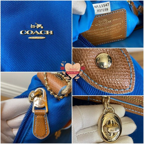 💙Coach Fabric-Polyester W/ Leather Bag💙 - Picture 9 of 16